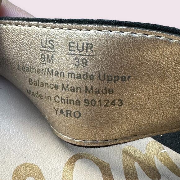 Sam Edelman Yaro Cow Hair Block Heel Sandals Sz 9M - Picture 12 of 12